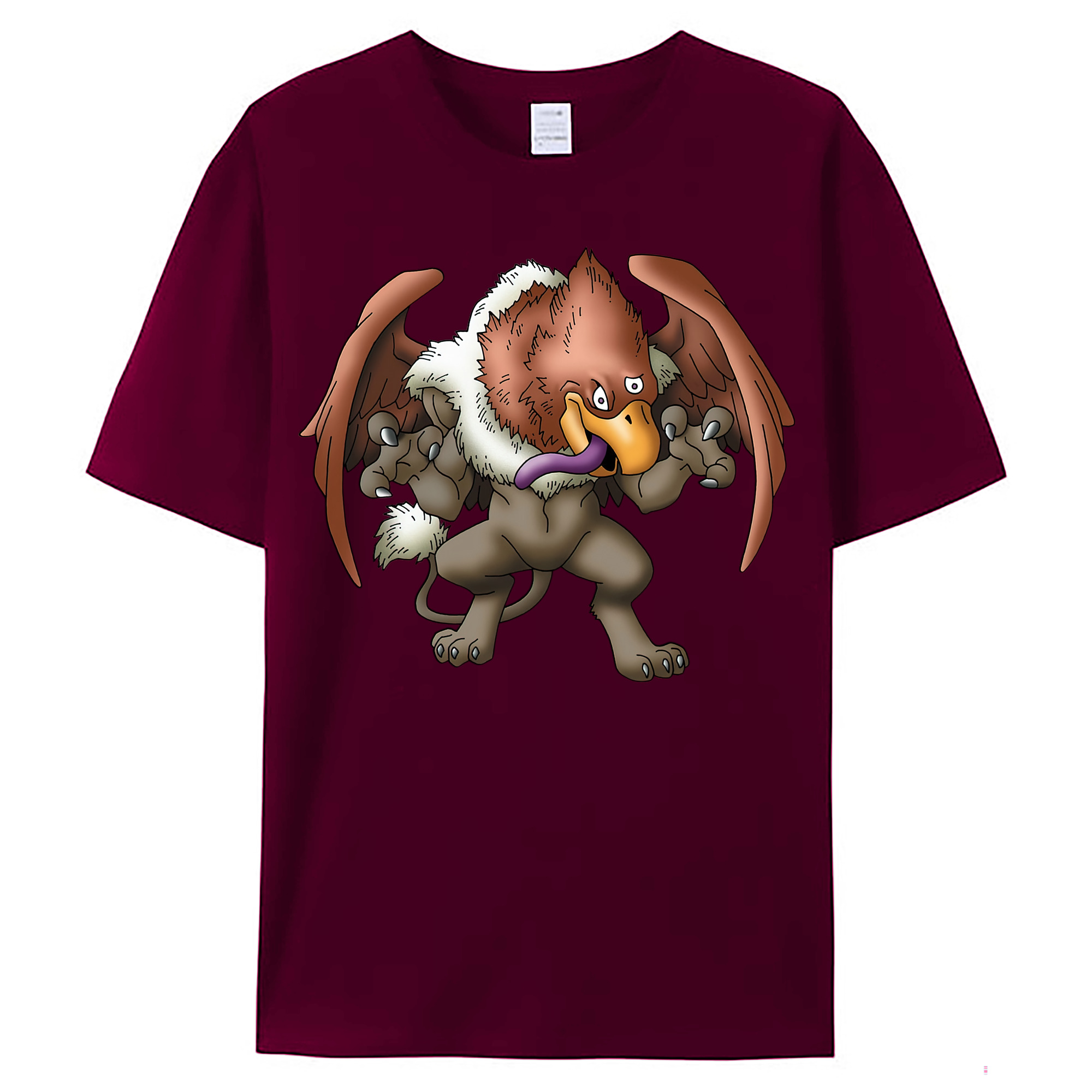 （画像用） ドラゴンクエスト Doragon Kuesuto Dragon Quest レディースカジュアルプリントTシャツ（綿100％）